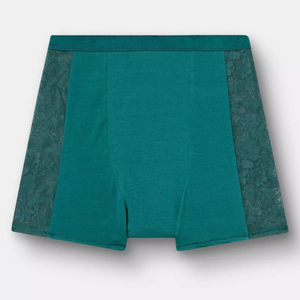❤️NWT TORRID LEAKPROOF COTTON LACE SHORTIE PANTY - LEAK PROTECTION - PLUS SIZE